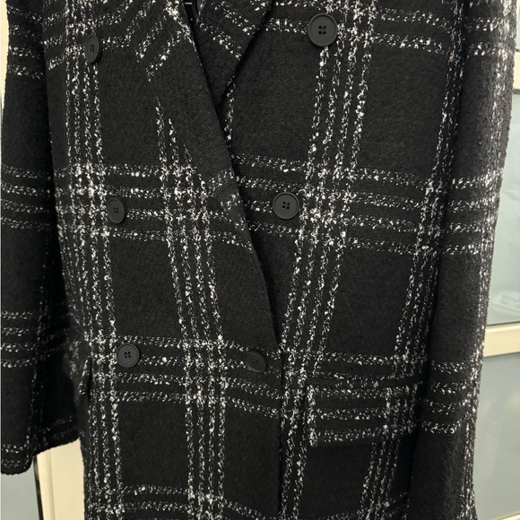 All Saints Astrid Double Breasted Check Jacket - Picture 8 of 16